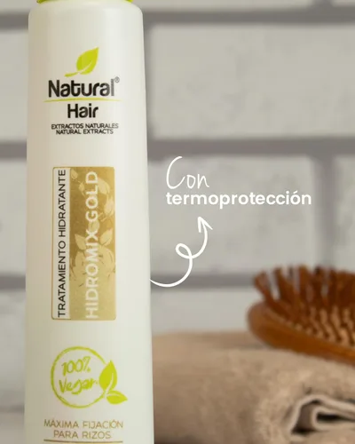 Miniatura 3 de Hidromix Gold Natural Hair Naprolab Tratamiento Maxima Fijacion para Rizos Efecto Humedo Hidro Mix Natural Tratamiento para el cabello Efecto