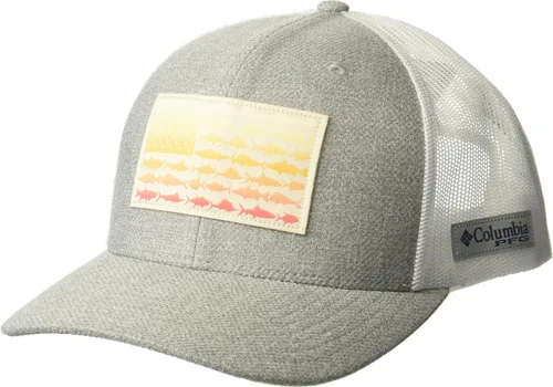 Miniatura 415 de Columbia - Gorra de malla con bandera con árboles unisex para adultos, corona alta