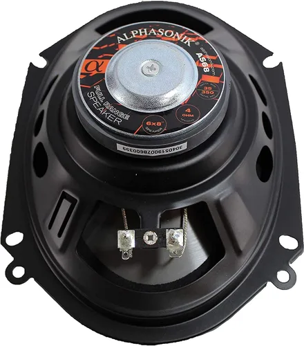 Miniatura 4 de Altavoces Alphasonik AS68 1 par de altavoces de 6X8 350W máx. de 3 vías 4 ohmios Altavoces de puerta de audio de calidad premium para sistema