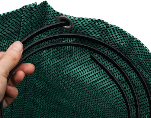 Miniatura 8 de 3 bolsas de basura reutilizables de 27 galones para jardín, plegables para exteriores, bolsas de basura independientes con asas, bolsas de basura