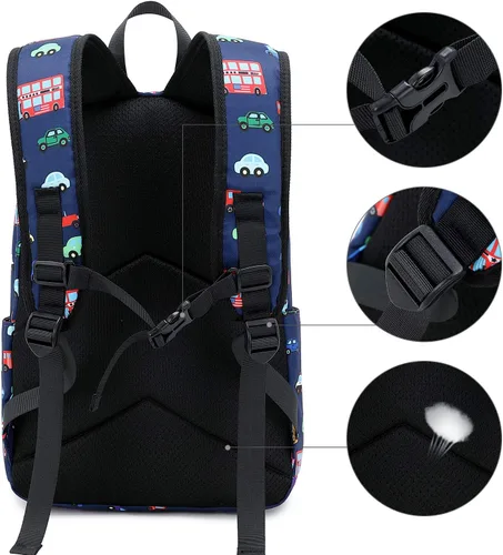 Miniatura 35 de CAMTOP - Conjunto de mochila y lonchera con estampados divertidos para niños de preescolar y primaria), Y0058-2