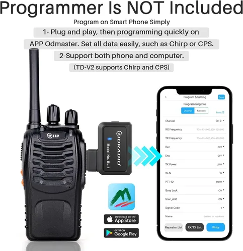 Miniatura 7 de TID Radios Radios Walkie Talkies de largo alcance para adultos, radio bidireccional recargable electrónica (paquete de 6) 16 canales de mano