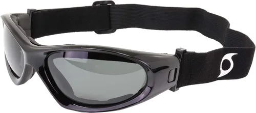 Miniatura 2 de Hurricane Eyewear Category-5 Water-Sports Floating Goggles Interchangeable to Sunglasses Black Frame w/Polarized Smoke Lens