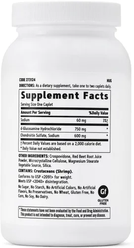 Miniatura 2 de GNC Condroitina de glucosamina de triple fuerza 750 mg/600 mg, 120 comprimidos, apoya la función articular saludable