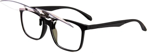 Miniatura 6 de FONHCOO Lentes de bloqueo de luz azul con clip para mujeres y hombres, clips en tus lentes graduados o de lectura, ligeros, sin marco, sin marco