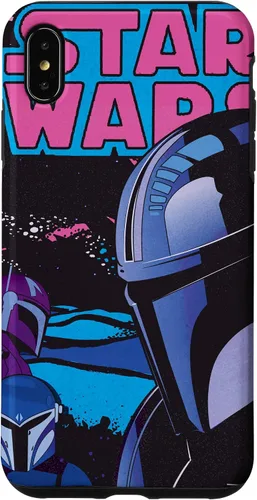 Miniatura 11 de Carcasa de cómic retro para iPhone 16 Star Wars The Mandalorian Bounty Hunters