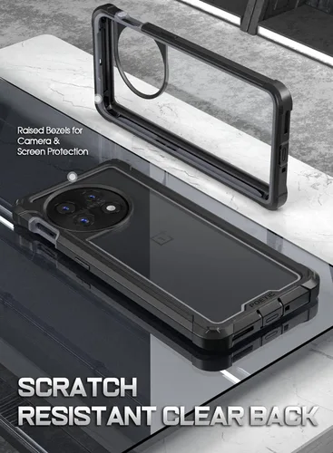 Miniatura 3 de Funda Poetic Guardian Compatible con OnePlus 11 5G de 6.7 pulgadas [Probada contra Caídas de Grado Militar de 20 Pies], Funda Protectora Resistente