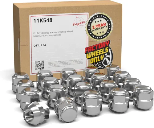 Miniatura 18 de Wheel Accessories Parts 20 tuercas de llanta estilo OEM M14x1.5 14x1.5 de 1.10 pulgadas de largo, color negro, 7/8 pulgadas, 0.866 in, hexagonales