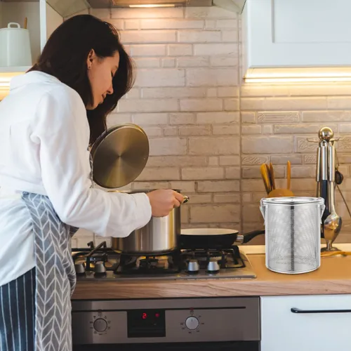Miniatura 6 de Infusor de té grande, infusor de bola de té de acero inoxidable 304 para hojas sueltas y bolas de especias para cocinar sopa, gran capacidad