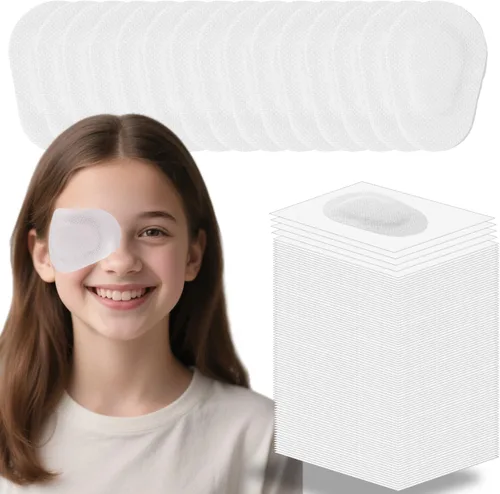 Miniatura 12 de 100 parches adhesivos para los ojos para niños, parche médico desechable transpirable para ambliopía ojo perezoso, vendajes adhesivos sin látex