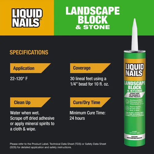 Miniatura 5 de Liquid Nails LN-905, Landscape, adhesivo, 10 onzas