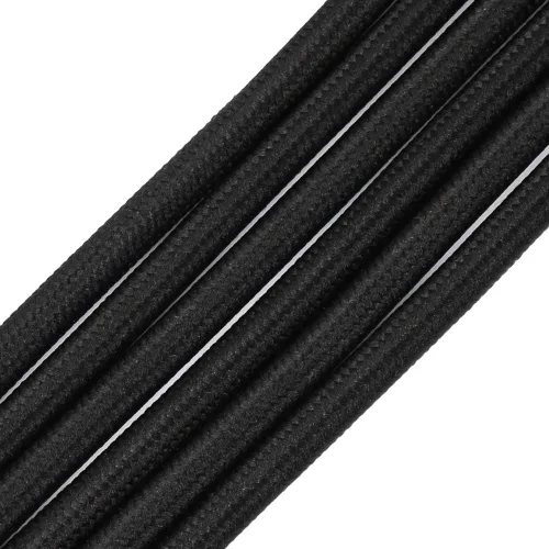 Cable redondo cubierto de tela de 32.8 pies, cable de lámpara eléctrica industrial vintage 18/2, estilo antiguo de calibre 18 para lámpara retro,