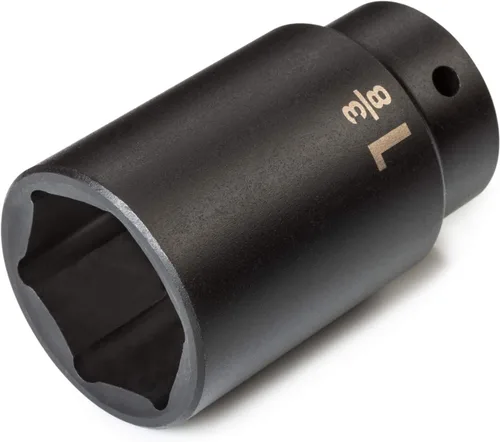 Miniatura 29 de TEKTON SID23025 Dado de impacto profundo de 6 puntos de 1 pulgada impulsor de 1/2 pulgada