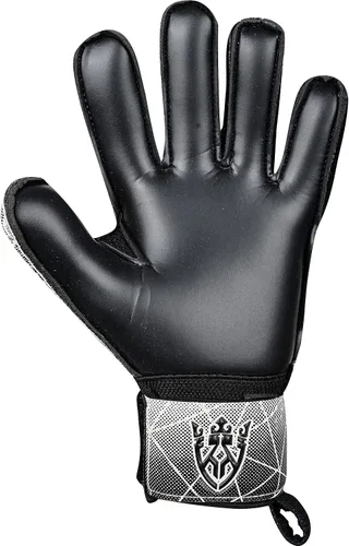 Miniatura 3 de Keeperking - Guantes de portero de fútbol para niños, jóvenes y adultos, palmas de agarre fuerte de látex con espinas removibles para la protección