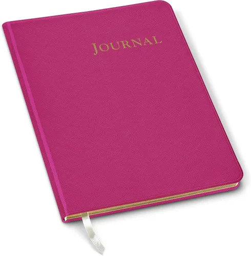Miniatura 12 de Diario de cuero Gallery Leather - Elaborado en Maine, EE. UU. - Elegante cuaderno de escritura de cuero con 192 páginas rayadas - Un espacio
