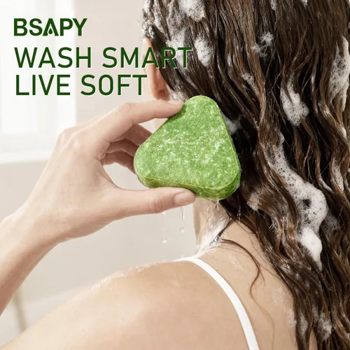 Miniatura 9 de Barra de champú antipérdida de cabello – Bloqueador DHT con polígono, ginseng y árbol de té, fortalece las raíces, reduce la caída del cabello