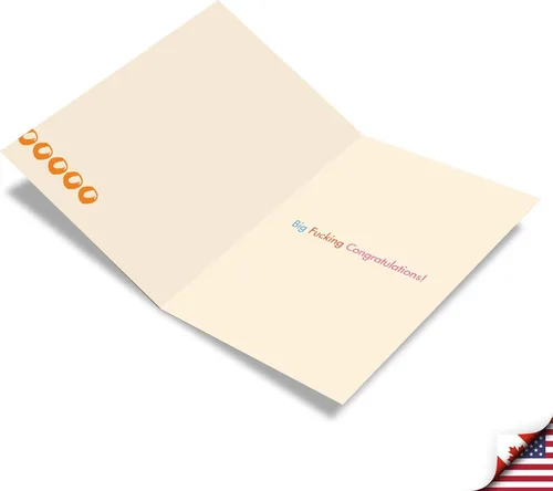 Miniatura 2 de NobleWorks - 1 divertida tarjeta de felicitación para adultos con sobre - Felicidades saludo, agradecimiento - Sooooo Proud C6410CGG