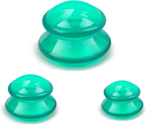 Miniatura 10 de Conjuntos de terapia de ventosas de silicona, kit de ventosas para terapia de masaje,Copa anticelulitis, para reducción de celulitis, dolor