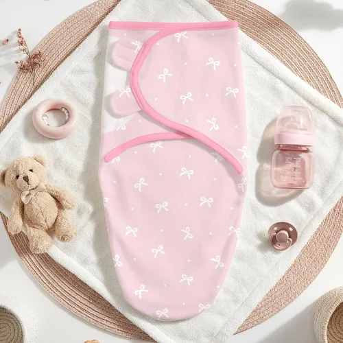 Miniatura 7 de Manta para bebé, 0-3 meses, saco de dormir de algodón con brazos, mantas para recién nacido