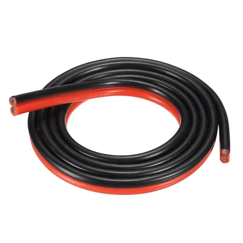 Miniatura 9 de MECCANIXITY Alambre de calibre 8, 2 conductores, alambre de silicona paralelo de 8 AWG, alambre eléctrico de cobre estañado de 4.9 ft/5 pies