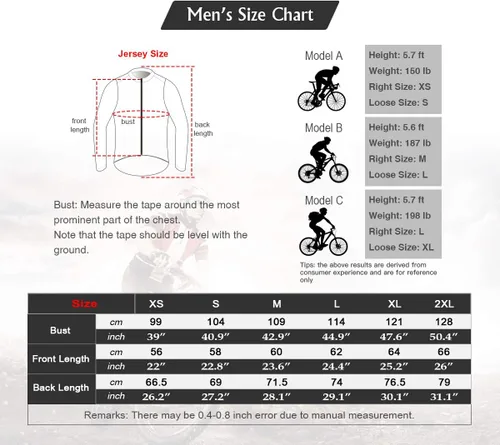 Miniatura 5 de CATENA Camiseta de ciclismo para hombre, manga corta, para correr, absorbe la humedad, camiseta deportiva para entrenamiento