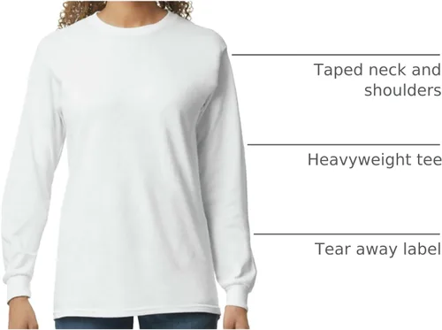Miniatura 124 de Gildan - Camiseta de manga larga de algodón ultra estilo G2400 para adultos, paquete múltiple