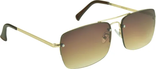 Miniatura 8 de proSPORT Gafas de sol Lectores Lente Completo Cuadrado Aviador Sin Montura Metal Plata Oro Gradiente Gris Marrón Tinte Hombres Mujeres NO BIFOCAL
