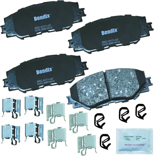 Miniatura 349 de Pastillas de freno delanteras cerámicas Bendix Priority1 CFC2302 para Hyundai Elantra 2021, Sonata 2022-2020, Kia K5 2023-2021