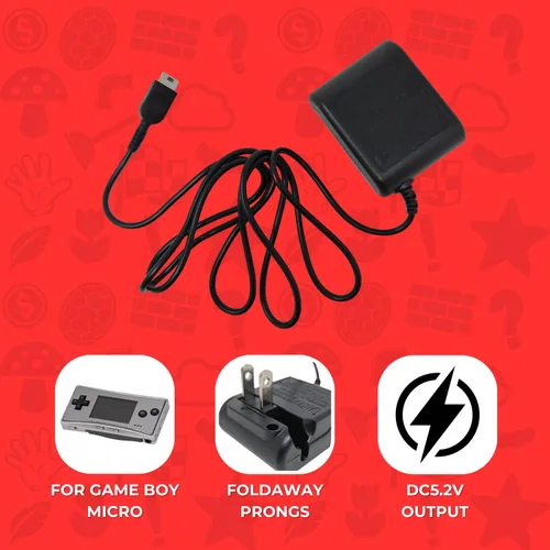 Miniatura 2 de Old Skool Game Boy Micro AC Wall Charger - Game Boy Advance