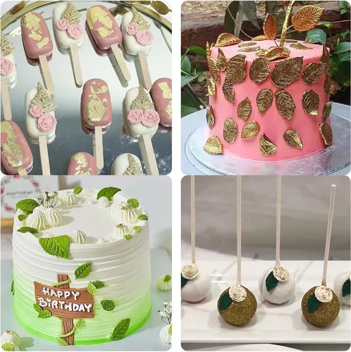 Miniatura 5 de Moldes de silicona para fondant de rosas, moldes de flores y hojas, decoración de tartas, moldes de chocolate para cupcakes, dulces, galletas