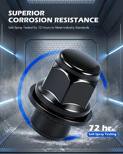 Miniatura 3 de Orion Motor Tech Tuercas de llanta M12x1.5, tuercas de rueda Mag de 0.472 x 0.059 in compatibles con Toyota Camry RAV4 Highlander Corolla Tacoma
