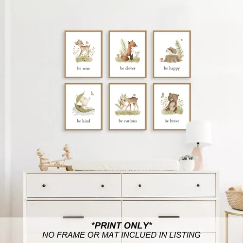 Miniatura 5 de heilkee Divertidas impresiones artísticas de pared de perro, carteles inspiradores para niños, decoración de habitación de superhéroes