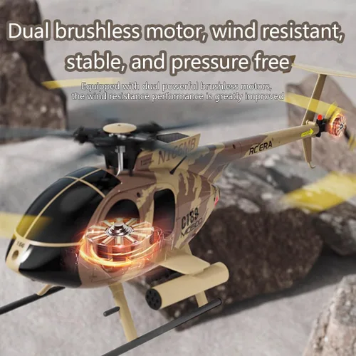 Miniatura 6 de Helicóptero RC, modelo de avión MD500 C189 1/28 2.4G 4CH modelo de helicóptero de un solo rotor (versión RTF)
