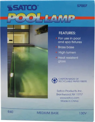 Miniatura 3 de Satco 7007 Bombilla de piscina y spa 500 W 130 V, esmerilado
