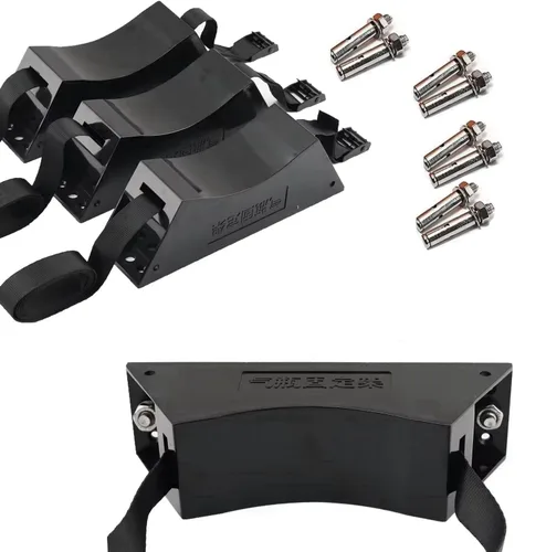 Miniatura 10 de Soporte de pared cilíndrica, soporte de tanque de nitrógeno resistente con tornillos SUS 304 y correa de 59 pulgadas compatible con 4 a 12 pulgadas