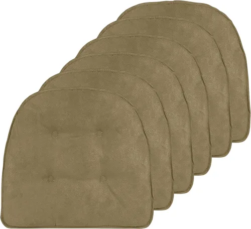 Miniatura 20 de Cojines antideslizantes para silla, ensamblados en Estados Unidos, almohadillas de asiento antideslizantes en forma de U para comedor, cocina