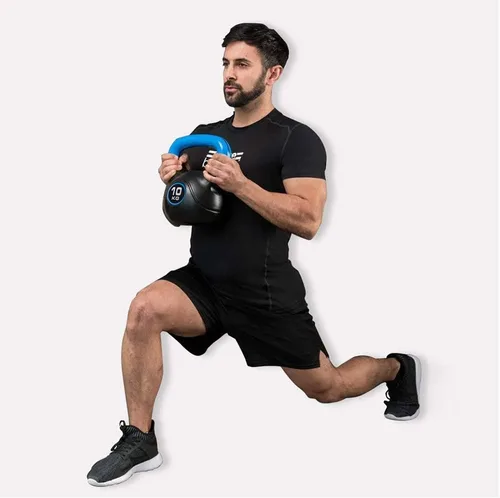 Miniatura 3 de AGYH Kettlebells Kettlebell Negro, Entrenamiento De Fuerza, Entrenamiento Central, Equipo De Entrenamiento Cruzado, Base Antideslizante, 6 Opciones