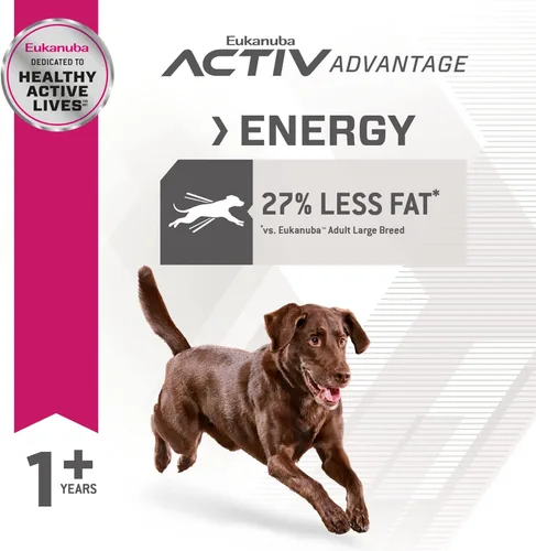 Miniatura 4 de Eukanuba Fit Body Weight Control - Alimento seco para perros adultos de raza grande, bolsa de 28 libras