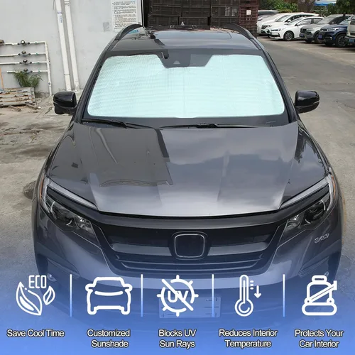 Miniatura 3 de Parasol para parabrisas para Honda Pilot 2016-2022/Ridgeline 2017-2025/Passport 2019-2025, parasol plegable para ventana delantera, protector solar