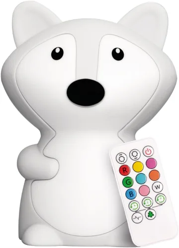 Miniatura 19 de Lumipets Pepper The Puppy Dog - Luz nocturna de silicona blanda para niños Bonita luz nocturna con control remoto y control táctil