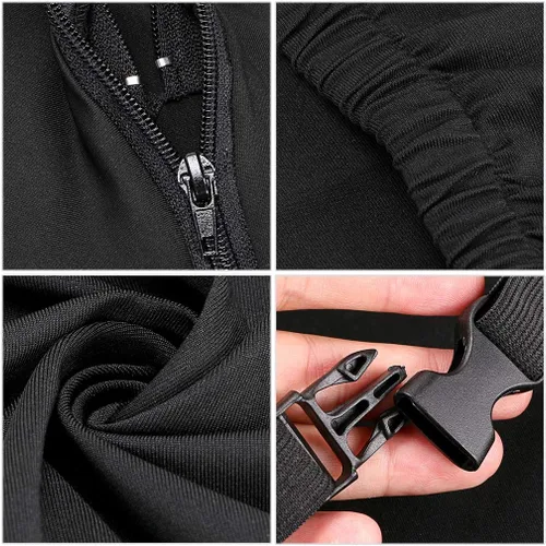 Miniatura 5 de BTSKY Fundas ergonómicas para silla de juegos de computadora de oficina, fundas elásticas de poliéster para silla reclinable de juegos de carreras