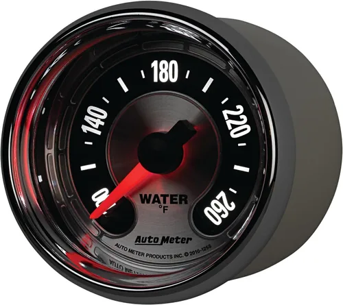 Miniatura 3 de Auto Meter Medidor de temperatura del agua 1255 American Muscle de 2-1/16