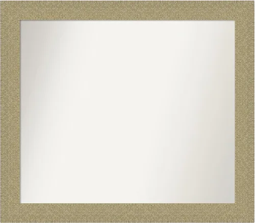 Miniatura 118 de Amanti Art Espejo de pared personalizado no biselado (24.25 x 24.25 pulgadas), marco dorado de mosaico, varios tamaños personalizados, espejo