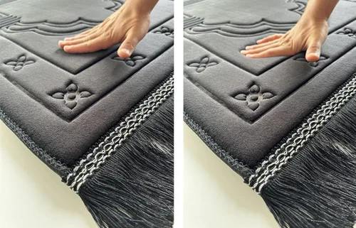 Miniatura 4 de Islamika Alfombra ortopédica de oración musulmana de espuma viscoelástica, acolchada muy gruesa, para hombres y mujeres, para viajes Eid, Ramadán