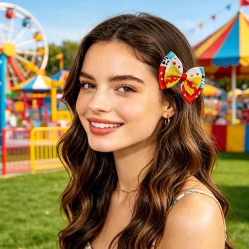 Miniatura 7 de Pinzas para el pelo de 4 pulgadas para niñas pequeñas, 4 piezas, juguete de dibujos animados, accesorios para el cabello, decoraciones de fiesta
