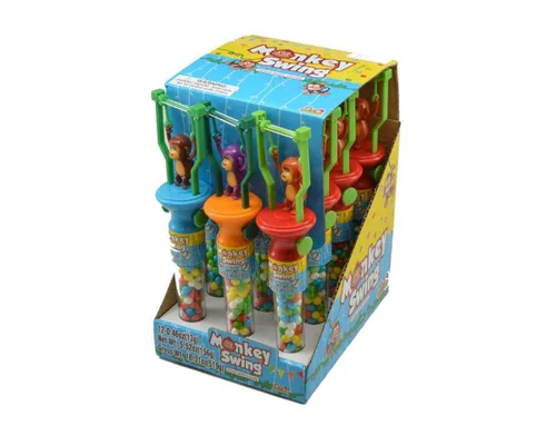 Miniatura 2 de Kidsmania Monkey Swing Toys with Candy: caja de exhibición de 12 piezas