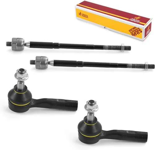Miniatura 109 de Metrix Premium Chassis Parts - Juego de 4 barras de acoplamiento interior y exterior para Audi A3 15-16, Seat Leon 06-20 (México), 09-17 Volkswagen
