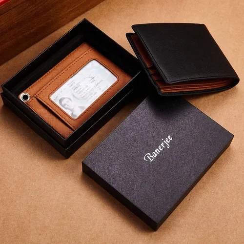 Miniatura 9 de Silm Leather Wallet for Men RFID Blocking Bifold Larger Capacity with (12+6) Slots Credit Card Holder with Gift Box