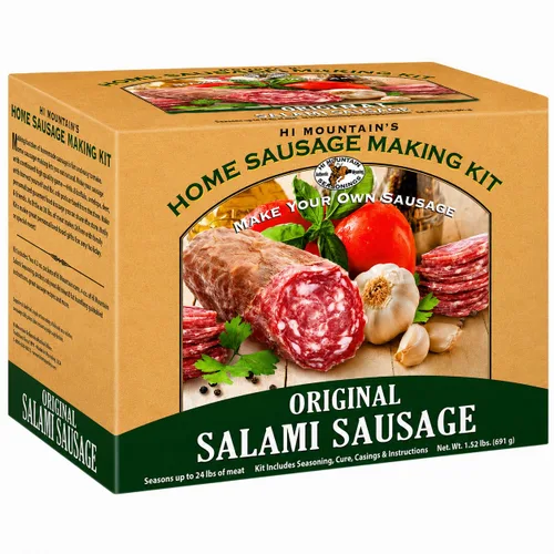 Miniatura 16 de Kit de condimentos para salchicha de verano Hi Mountain PAQUETE VARIADO: JALAPEÑO, PIMIENTA NEGRA AGRIETADA Y AJO Y MEZCLA DE CAZADOR Incluye 15