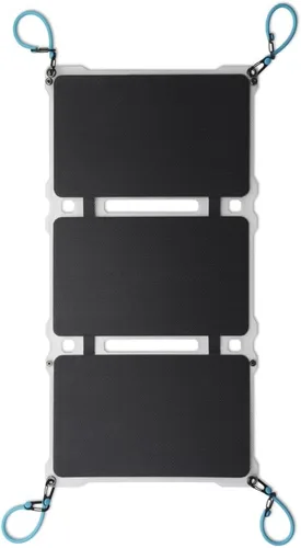 Miniatura 2 de Paleblue Approach 2 Cargador de panel solar portátil – 21 vatios – Cargador solar plegable de triple panel con puertos USB duales, cables de agarre